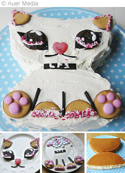 Ohje: Littlest Pet Shop kissa, kakku juhliin