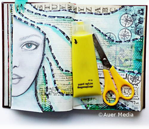 Art journal taidetta - aloita sinäkin!