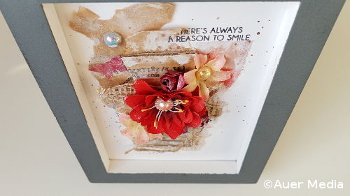 DIY taulut: Nopea mixed media kollaasi kehyksiin